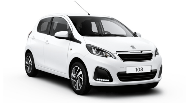 Leasing Αυτοκινήτου στην Κέρκυρα - Peugeot 108 Automatic